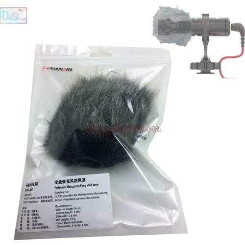 Professional Outdoor Furry Cover Deadcat Windscreen Windshield Muff for RODE VideoMic Me Mobilephone RODE VideoMicro Camera MIC