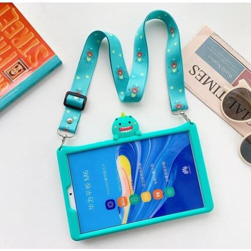 Silicone Case For matepad 10.4 MatePad Pro 10.8 kids cases For Huawei MediaPad M6 M5 M3 C5 T3 T5 8 8.4 10 10.1 Tablet Cover