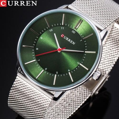 Top Brand Luxury CURREN 2018 New Fashion Casual Simple Business Watches Classic Dial Ultra-thin Quartz Wristwatches Clock Reloj