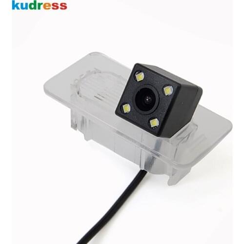 For Toyota Yaris 2018 2019 2020 Hatchback Car Rear View Camera 4 LED Night Vision Backup Parking Reverse Camera Waterproof