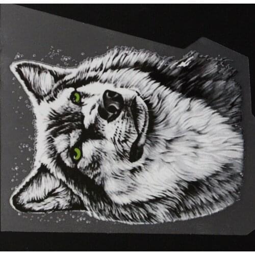 Y1UU Wolf Patches T-shirt Heat Transfer Sticker Washable Clothing Iron On Applique