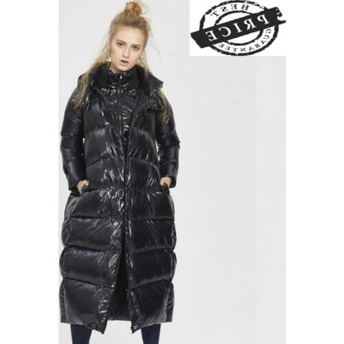 Winter 20% White Duck Down Jacket Women Long Down Parkas Thick Warm Down Coat Female Plus Size aXL Outwear Jacket LWL1162