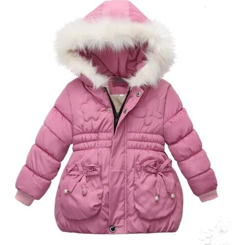 2019 Winter boys warm Jacket For Girls Christmas Coat Baby Girls Jacket Lamb cashmere Kids Hooded Outerwear Infant Girls Coat