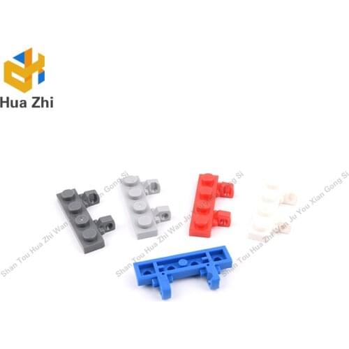 10PCS 44568 Hinge Plate 1 x 4 Locking Dual 1 Finger Building Blocks Parts MOC DIY Education Build Toys Brick