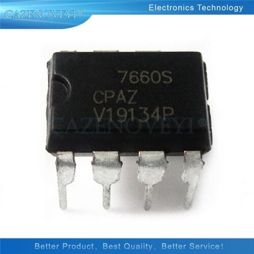 10pcs/lot ICL7660SCPAZ ICL7660S 7660SCPAZ DIP-8 In Stock
