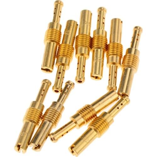 10x Carburetor Main Jet Motorcycle Carburetor Injection Nozzle for Pwk Koso