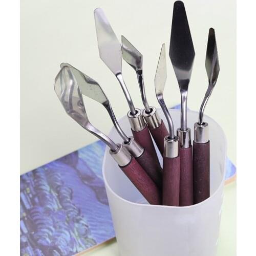 3pcs/Set Professional Artist Painting Palette Knife Kit Stainless Steel Spatula Paint Art Craft Tool New