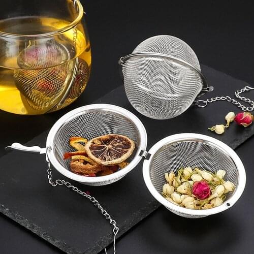 304 Stainless Steel Seasoning Box Soup Weibao Seasoning Ball Bag Tea Filter Halogen Material Ball Spice Box Tea Filter