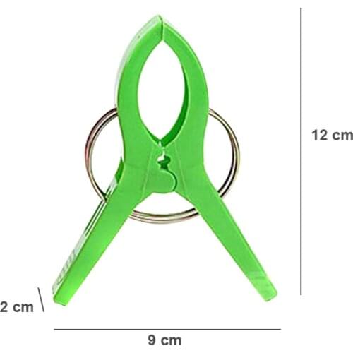 4pcs Clips Windproof Pegs Large Clamp For Clothes Beach Towel Home Drying Racks CDS