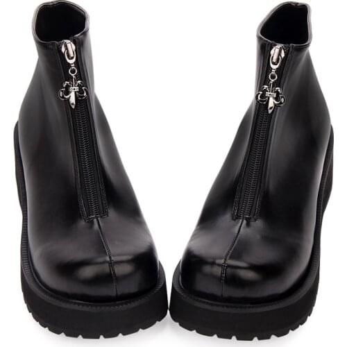 Angelic imprint New Fashion High Heel Platform shoes lolita punk boots Women Booties Ankle Boots Size 35-46 906