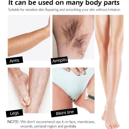 Men Women Painless Depilatory Body Hair Removal Cream for Body Leg Armpit