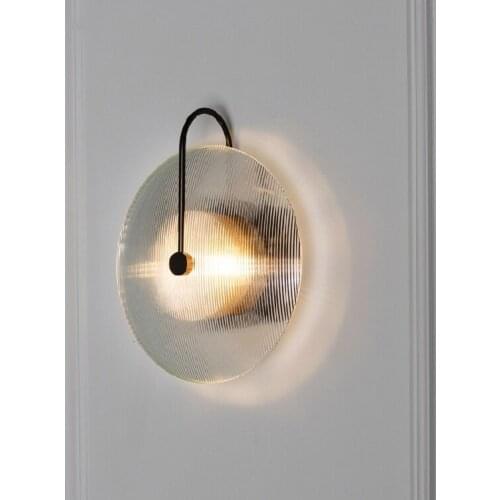 Europe Light Luxurious Arts Wall Lamp Designer Originality Concise Bedroom Bedside Modern A Living Room Decoration Wall Lamp