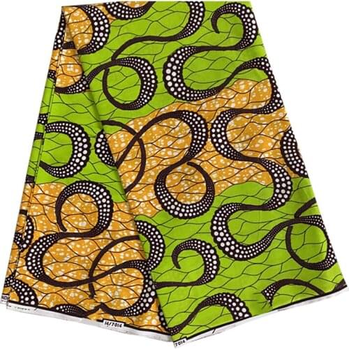 By The Yards 100%Soft Ankara Style African Wax Dye Printed Fabric Real High Quality Nigerian Dress Material For Sewing V-L 5-57