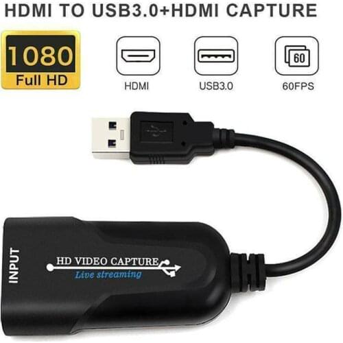 1080P 4K HDMI to USB 3.0 Video Capture Card Game Audio Video Live Streaming