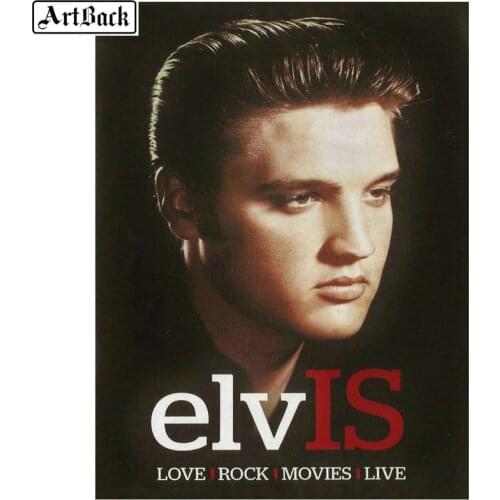 ArtBack Elvis 5d diy diamond painting Elvis Presley full drill square diamond embroidery 3d round diamond mosaic home decoration