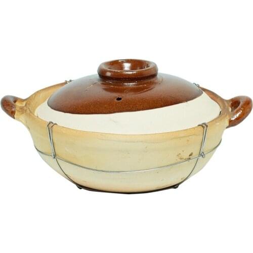 Casserole Pot Chinese Style Traditional Old-fashioned Earthen Cooking Casserole Soup Rice Porridge Pot Clay Stewpan Pan
