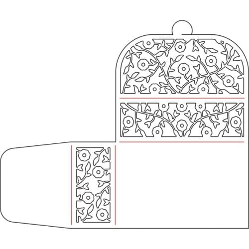 Cutting Dies Gift Box Can Be Folded Frame To Decorate For DIY Scrapbook Photo Album Craft Card 2021 New
