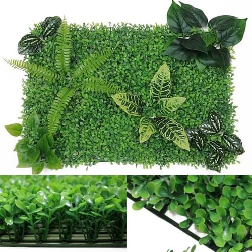 Lifelike Simulated Plant Wall Hedge Plant Decorative Creative Artificial Plant Fake Plant For Wall Garden Home Garden DIY Decor