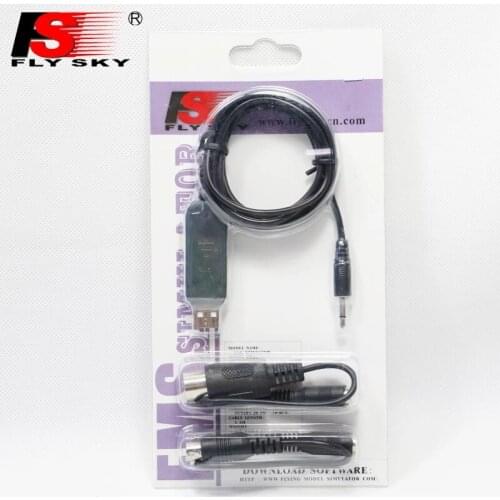 FLYSKY FS-SM100 SM100 USB Flight Simulator FMS Cable Set for FS-i6 i10 i6X FS-T6 FS-CT6B TH9X RC Drone Transmitter