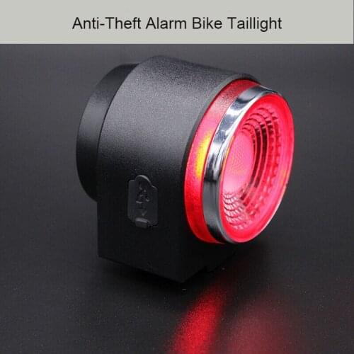 Bike Anti-Theft Alarm Lock Automatic Brake Cycling Taillight Safety Remote Control Bicycle Rear Lamp MTB Wireless Bell