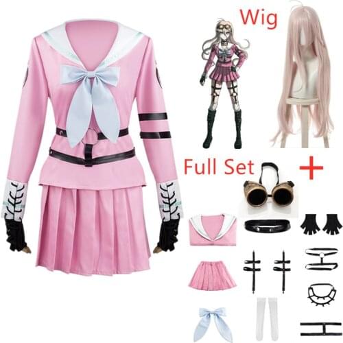 Danganronpa V3 Miu Iruma Cosplay Costumes Women Dress Girls Uniforms clothing Accessories