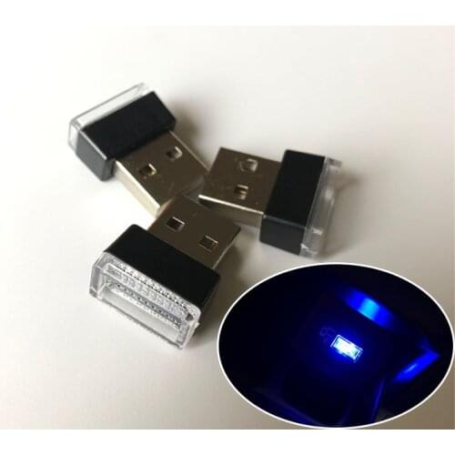 1pcs Car-Styling USB Atmosphere LED Light Case for Audi Q3 Q5 SQ5 Q5L Q7 Q8 A1 A3 S3 A4 A6 A7 S6 S7 A8 S4 RS4 A5 S5 RS5 8T 8R
