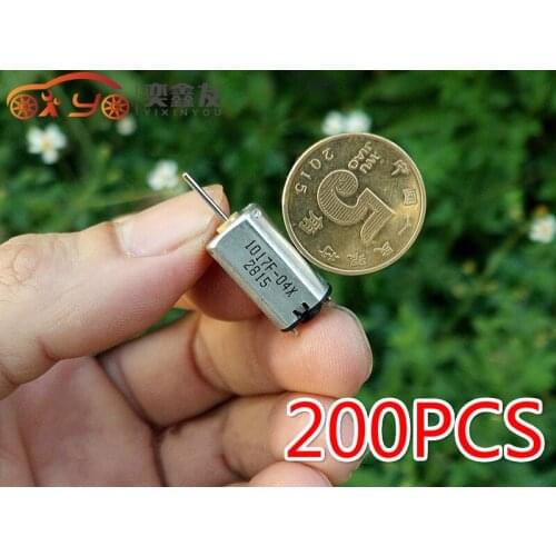 200PCS/LOT NdFeB magnetic DC3.7V 26000 rpm Noble metal brush high speed Large torque M20 micro motor(6.5)