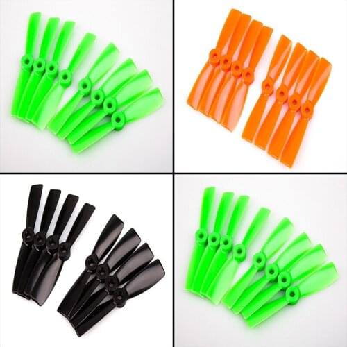 4pairs Gemfan 4x4.5'' 4045 Bullnose Propellers Glass Fiber CW CCW Props for Small Planes Multi-rotors
