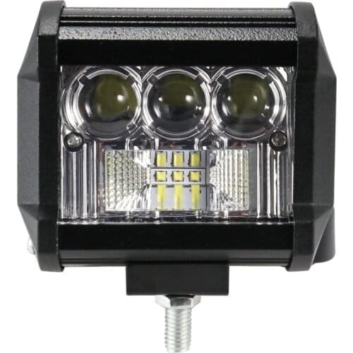 8mm Aluminum Motorcycle Spot Light Super Bright 12v LED Headlight Driving Fog Lamp For Camper Road Buggy Sand Rail