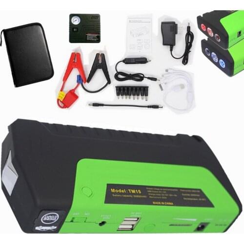 Car power bank car jump starter with pump Super Function Mobile Auto emergency power PowerBank Car power jump starter
