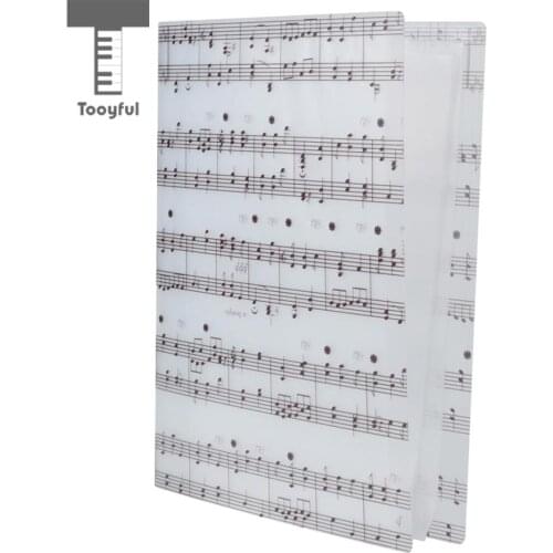 Tooyful File Folders Paper File Music Score Folder Picture of 5 Line Spectrum White for Arts Department Students Teachers