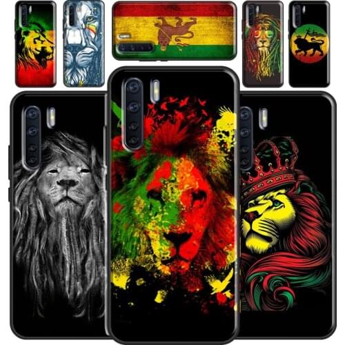 Rasta Lion Reggae Bob Marleys Case For OPPO A93 A91 A83 A5 A9 A31 A53 2020 A52 A72 A15 A3S A5S F5 Find X3 Pro Cover Capa