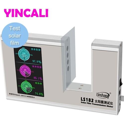 Solar Film Transmission Meter LS182 Measuring UV IR Rejection Value Visible Light Transmission Value Tester Film Window Tint
