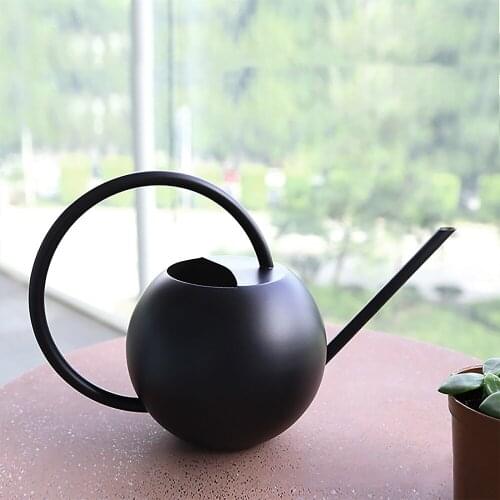 Long-mouth Water Flower Pot Watering Can Portable Kettle Stainless Steel Strong And Durable Comfortable Handle Gardening Tool
