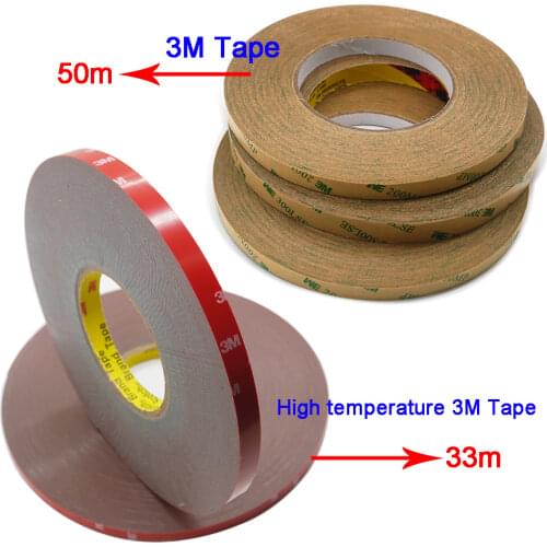 3M Adhesive Double Sided Tape/High temperature Double Sided Tape for 3528 5050 SMD ws2815 ws2812 ws2811 Led strip light