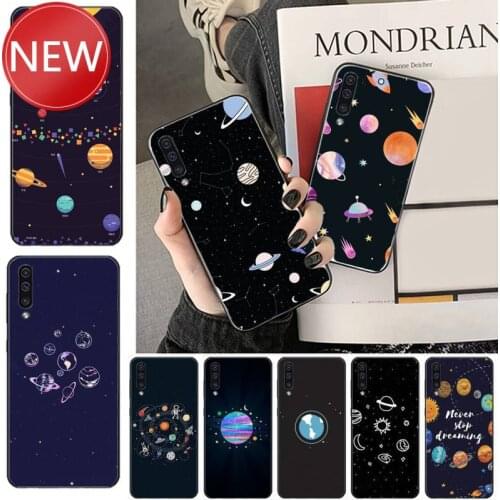 Cartoon planet Phone Case For Samsung galaxy S 7 8 9 10 20 edge A 6 10 20 30 50 51 70 note 10 plus
