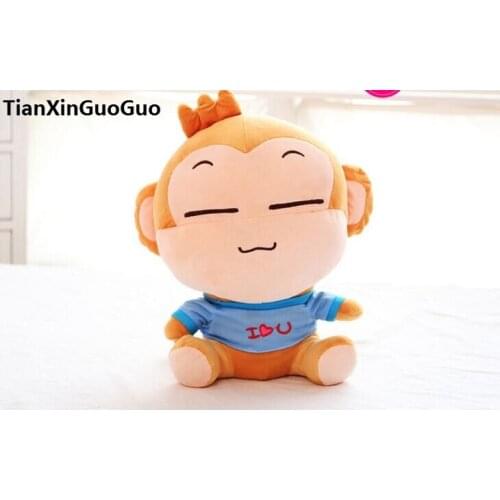 100% new plush toy about 28cm yoyo boy monkey soft doll baby toy birthday gift b0652