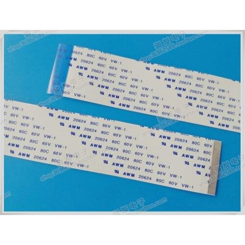 WZSM Free Shipping NEW FFC FPC Flexible Flat Cable Reverse 0.5mm Pitch 55 pin Length 200mm ribbon cable