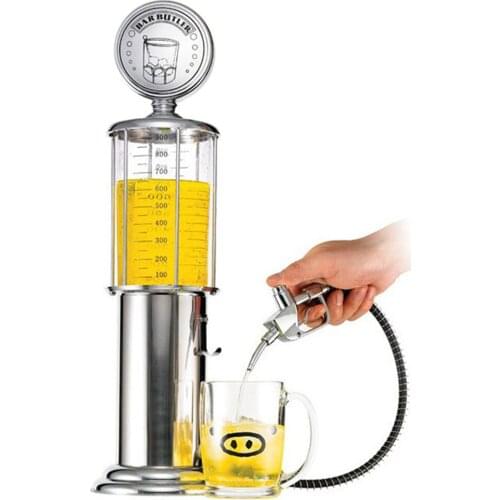 Original Beer Dispenser Machine Drinking Vessels Double Gun Pump With Transparent Layer Design Gas Station Bar For Drinking