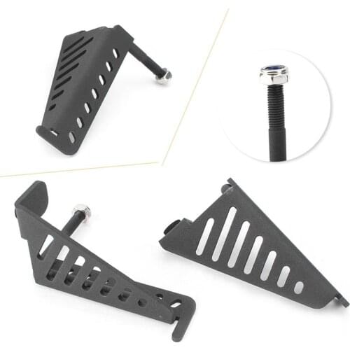 Car Exterior Door Foot Plate Peg Pedal Door Step Hinge Foot Rest Pedal Hook Assistance Foldable For Jeep Wrangler JK 2007-2017