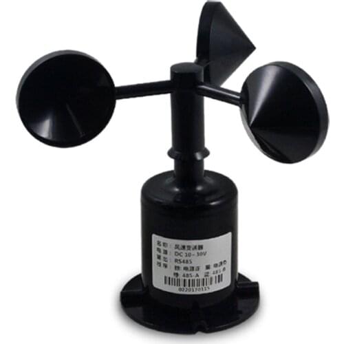 Polycarbonate airometer wind speed sensor 0-5V,0-10V,4-20mA RS485 communication function modbus wind-gauge anemometer