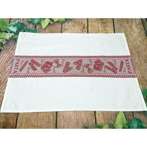 ShinYear Yarn Dyed Cotton Jacquard Pasta Kitchen Towel, Dish Towel,Pack of 8, 50 * 70cm