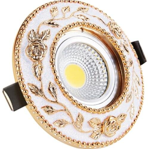Dimmable LED Downlight 7W 9W Spot LED DownLights Dimmable cob LED Spot Recessed down lights for living room 110v 220v
