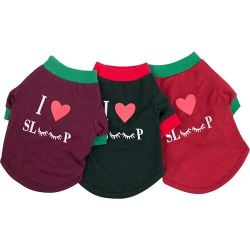 Pet Shirts Printed Puppy Shirt Summer Dog Cool Vest Polyester Dog Clothing Dog Pullover Soft Sweatshirt For Small Pet Apparel