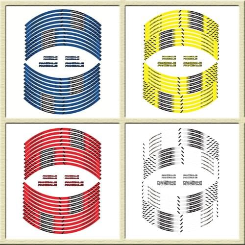 New Motorcycle Tire Reflective stickers inner wheel stripes decoration decals for DUCATI PANICALE