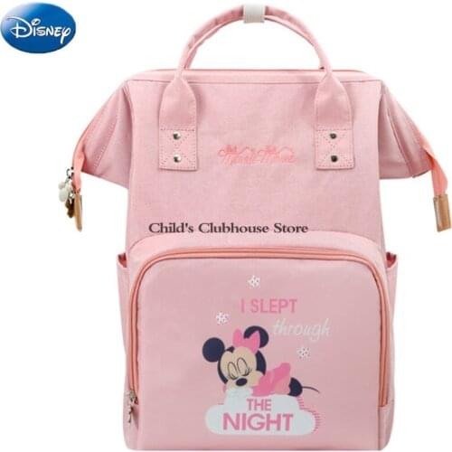 Disney Mommy Bag Multifunctional Large Capacity Mommy Bag Waterproof Backpack Female Pregnant Woman Bag Mother and Baby Bag