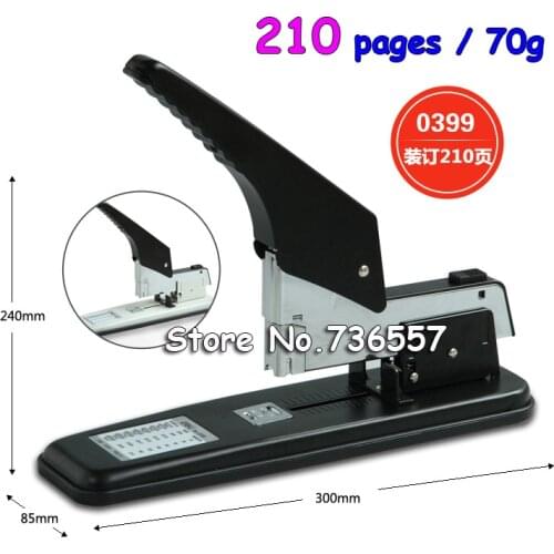 Right hand thick layer of heavy duty stapler binding machine 50 80 210 Large long arm stapler thickening