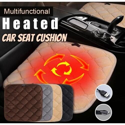 Winter Car Seat Cover Car Front/Rear/Full Set Seat Cushion Non-slip Short Plush Chair Auto Seat Cushion Protector Mat Pad Autosi