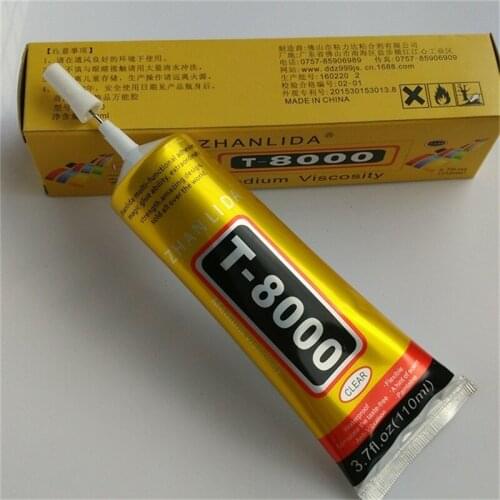 100% Genuine 2pcs/lot 110ml T8000 Glue Fill Drilling Nail DIY Diamond Wholesale