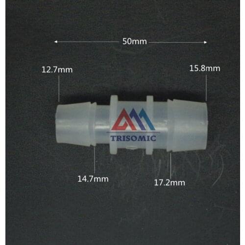 12.7mm*15.8 Straight Reducing Connector Plastic Fitting Barbed Reducing Connector